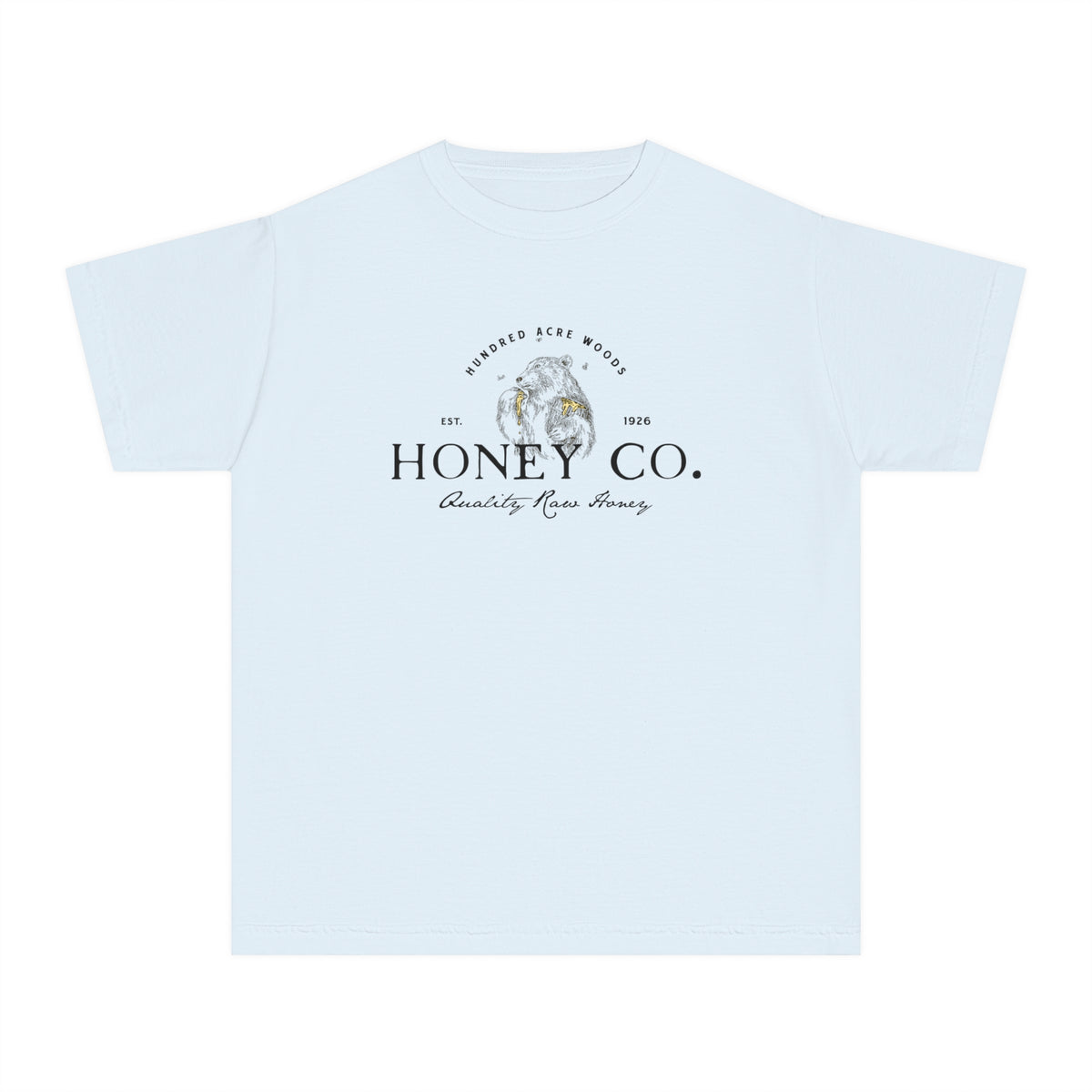 Hundred Acre Woods Honey Co. Comfort Colors Youth Midweight Tee