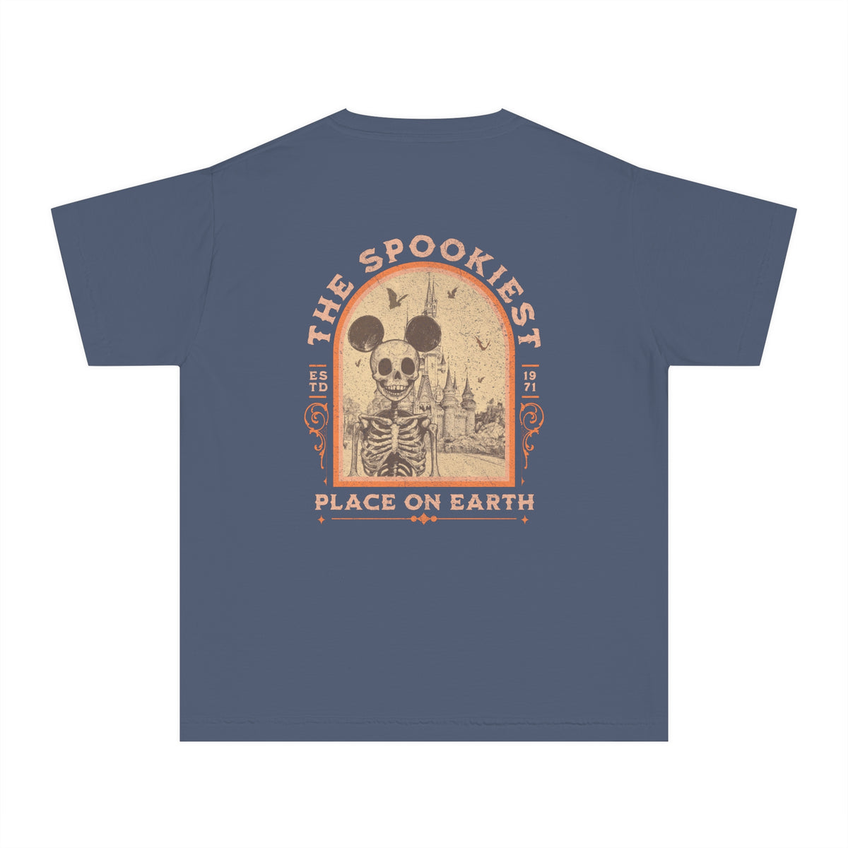 The Spookiest Place on Earth Comfort Colors Youth Midweight Tee