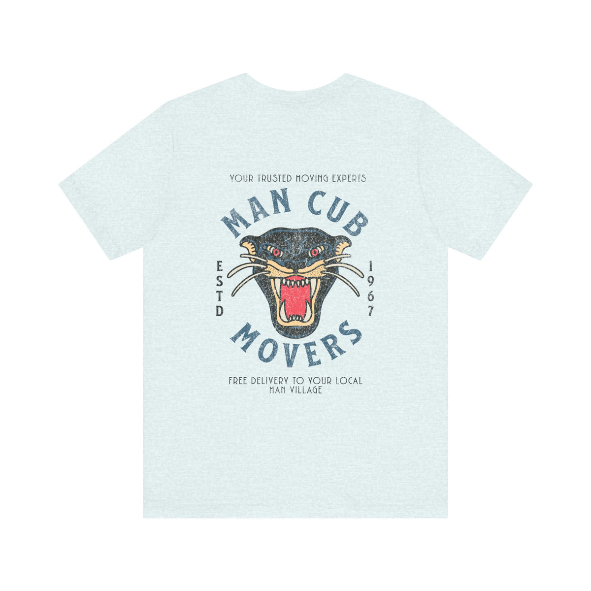 Man Cub Movers Bella Canvas Unisex Jersey Short Sleeve Tee