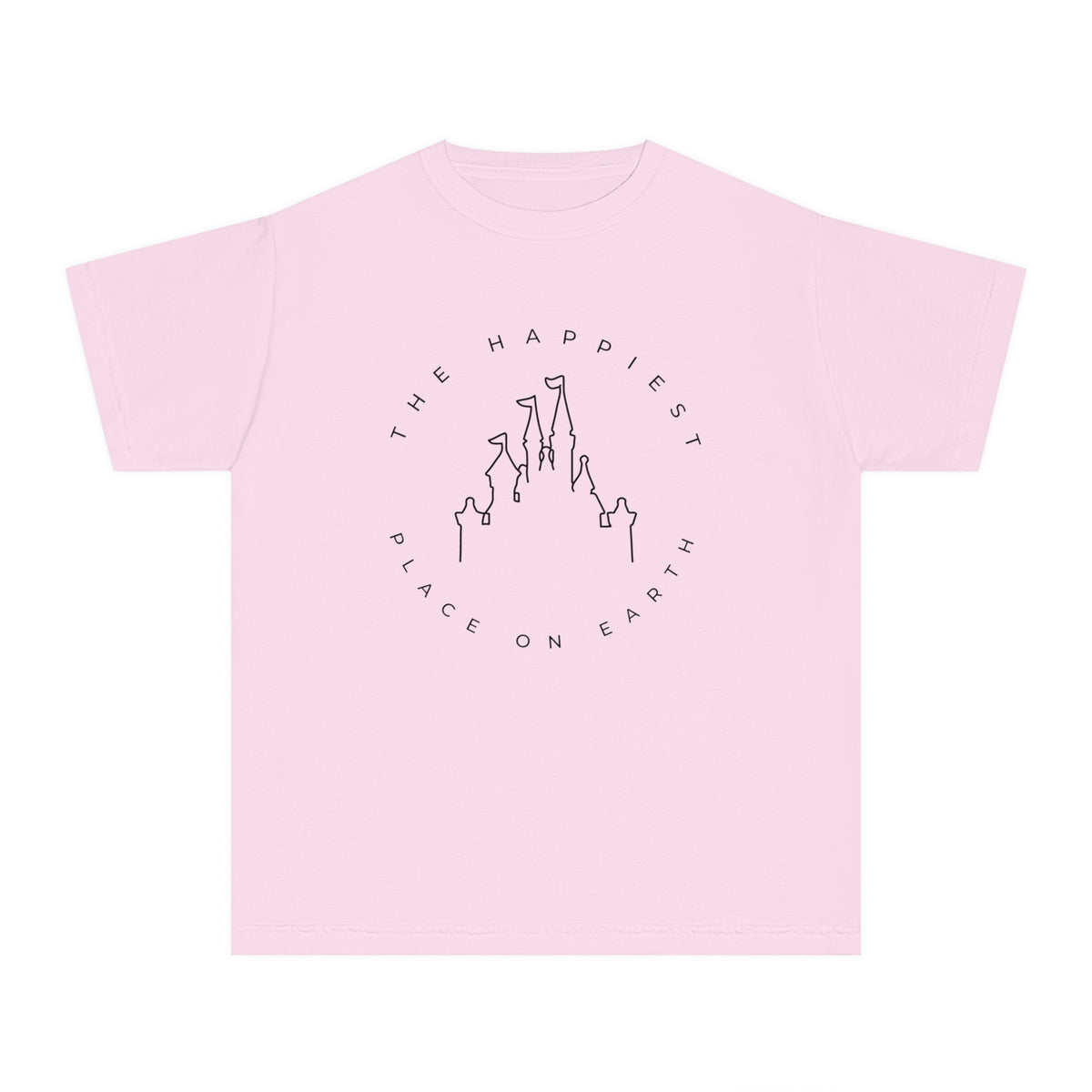 Happiest Place On Earth Comfort Colors Youth Midweight Tee