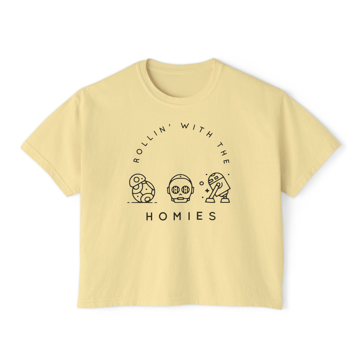 Rollin' with the Homies Comfort Colors Women's Boxy Tee