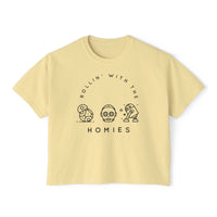 Rollin' with the Homies Comfort Colors Women's Boxy Tee