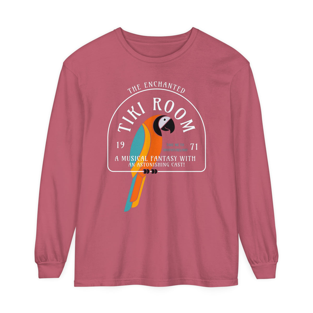 Enchanted Tiki Room Comfort Colors Unisex Garment-dyed Long Sleeve T-Shirt