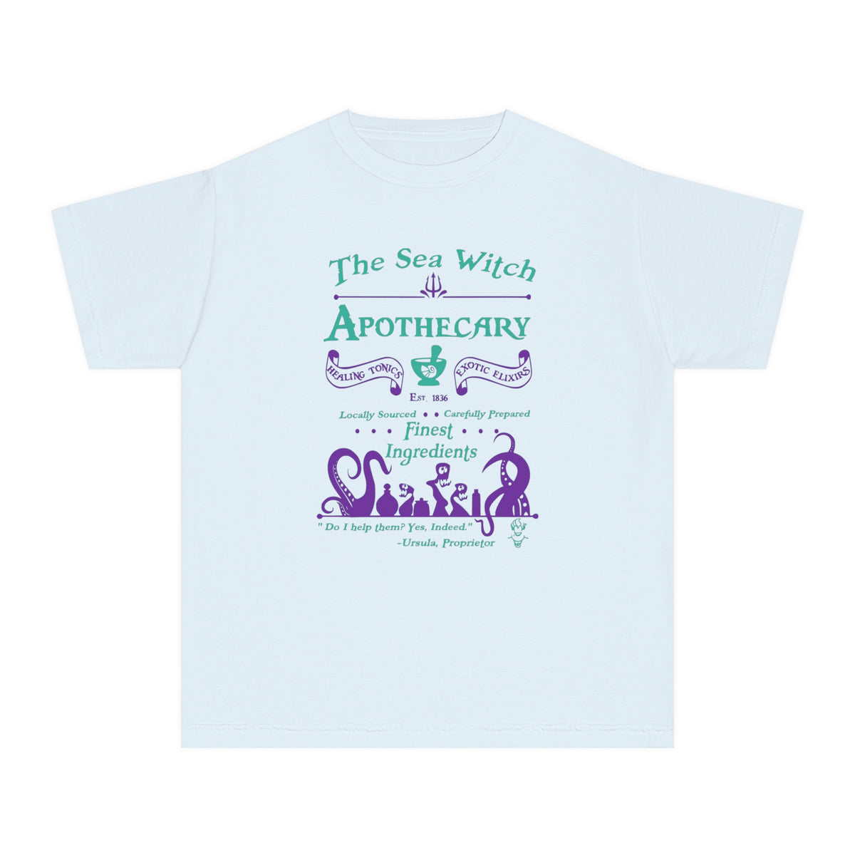 Sea Witch Apothecary Comfort Colors Youth Midweight Tee