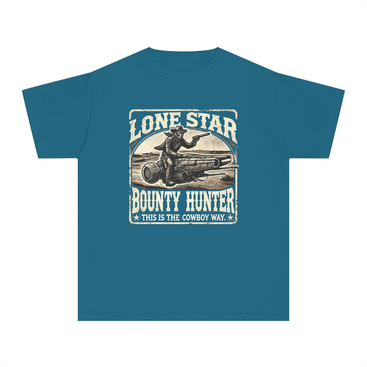 Lone Star Bounty Hunter Comfort Colors Youth Midweight Tee