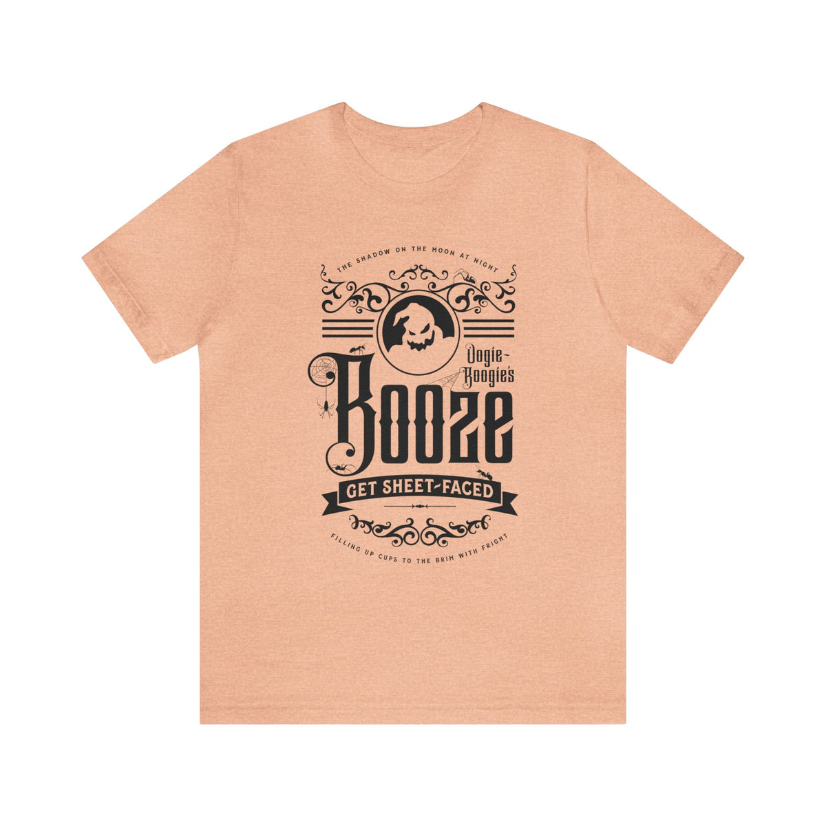 Oogie Boogie’s Booze Bella Canvas Unisex Jersey Short Sleeve Tee