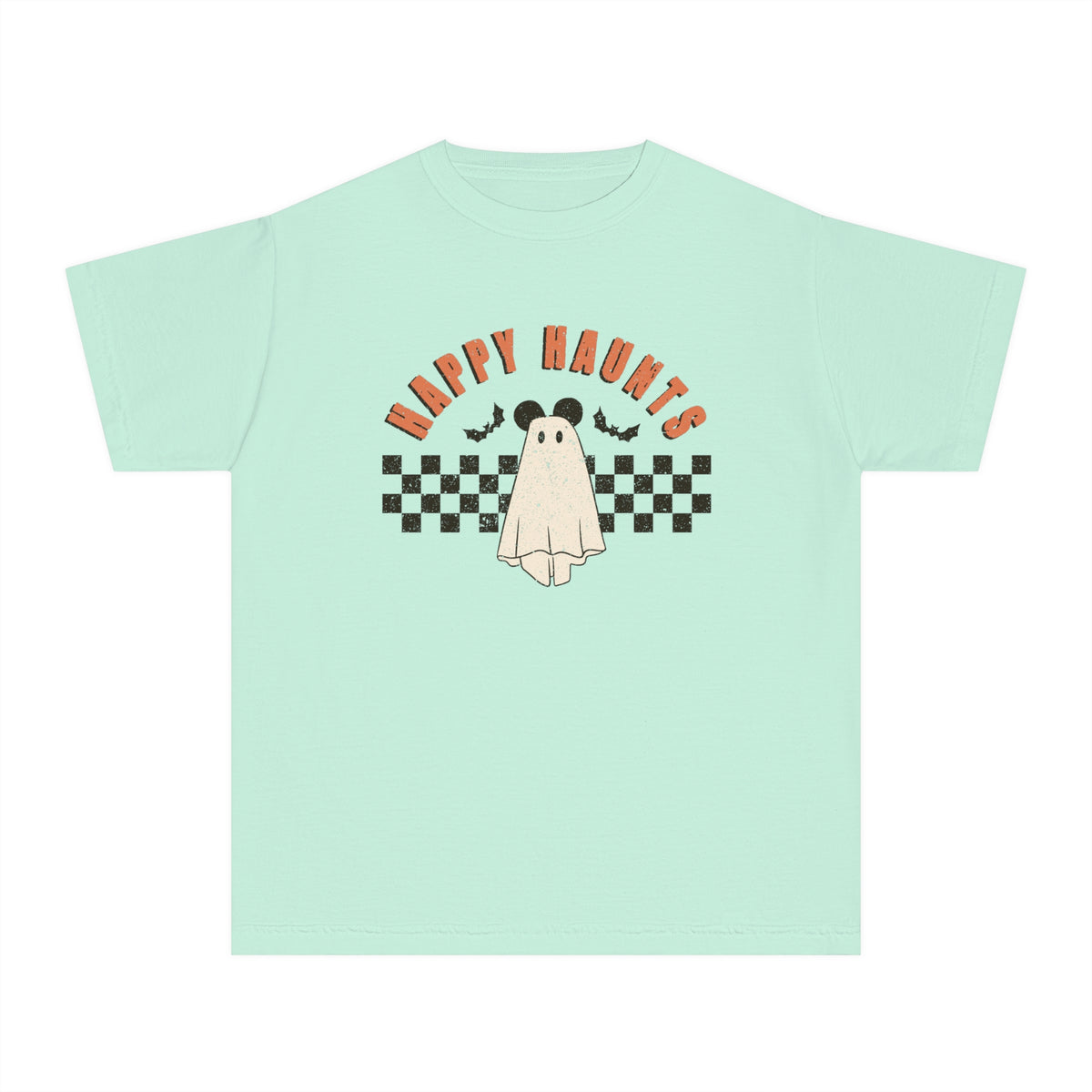 Happy Haunts Comfort Colors Youth Midweight Tee