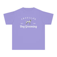 Cruella’s Dog Grooming Comfort Colors Youth Midweight Tee