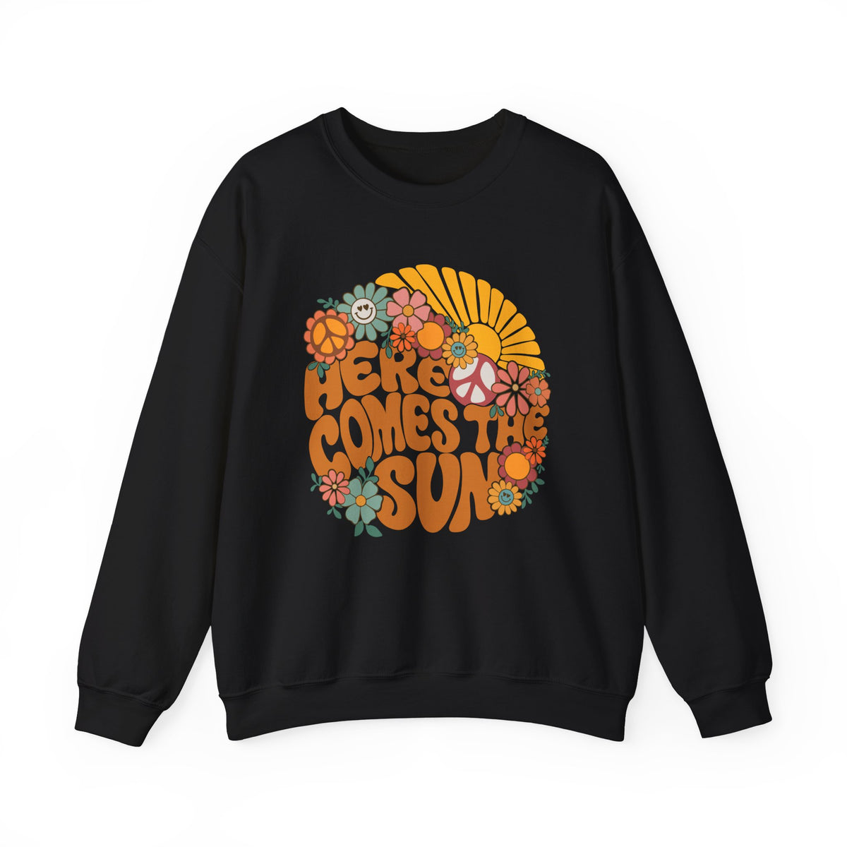 Here Comes The Sun Gildan Unisex Heavy Blend™ Crewneck Sweatshirt