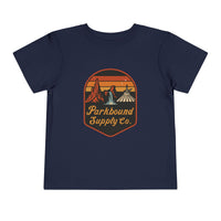 Triple Mountain Badge Bella Canvas Toddler Short Sleeve Tee