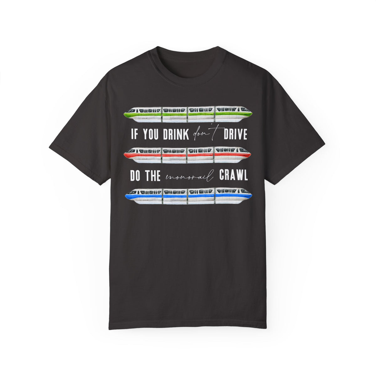 Monorail Crawl Comfort Colors Unisex Garment-Dyed T-shirt