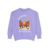 Wildest Bride In The Wilderness Comfort Colors Unisex Garment-Dyed Sweatshirt