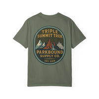 Triple Summit Trek Comfort Colors Unisex Garment-Dyed T-shirt