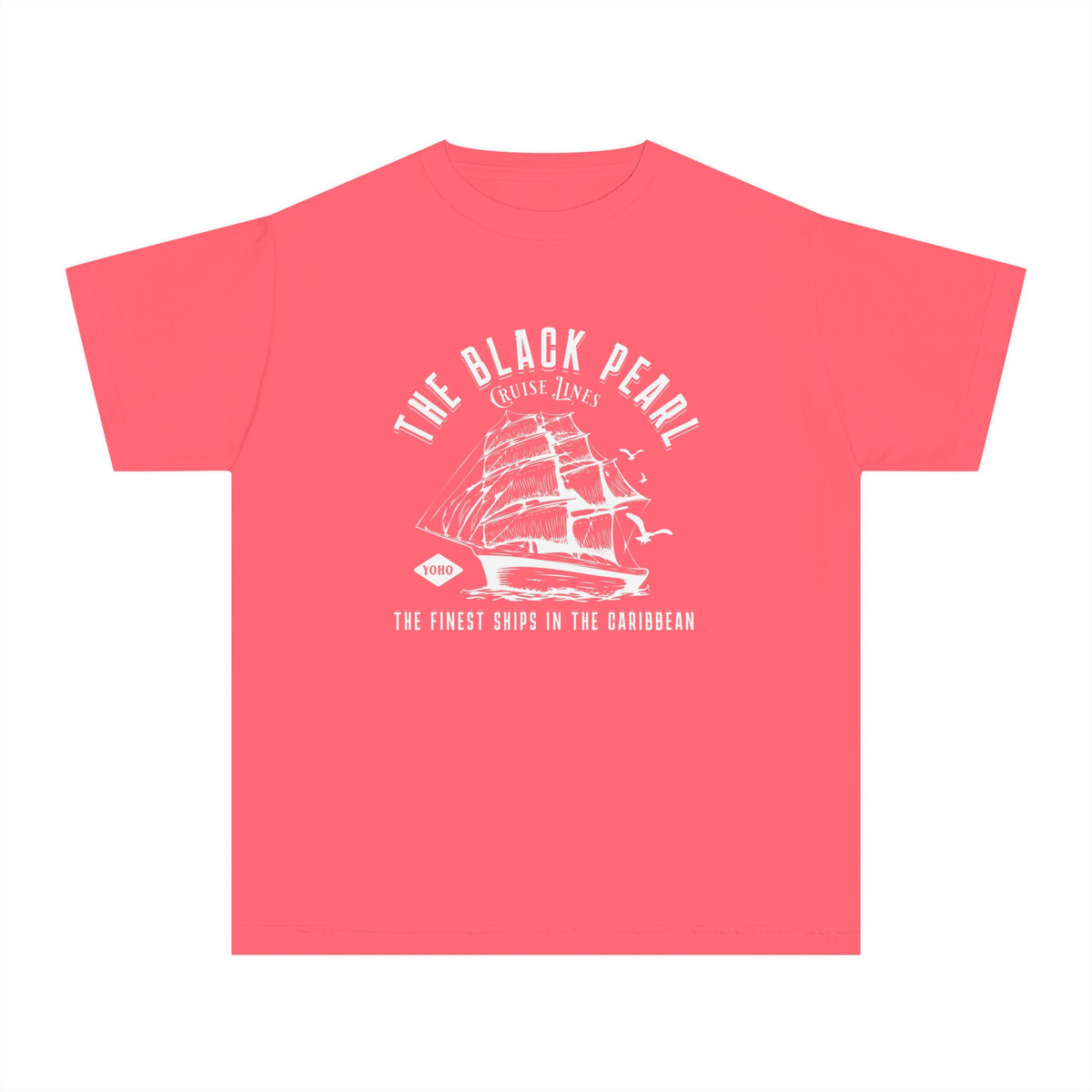 Black Pearl Cruise Lines Comfort Colors Youth Midweight Tee