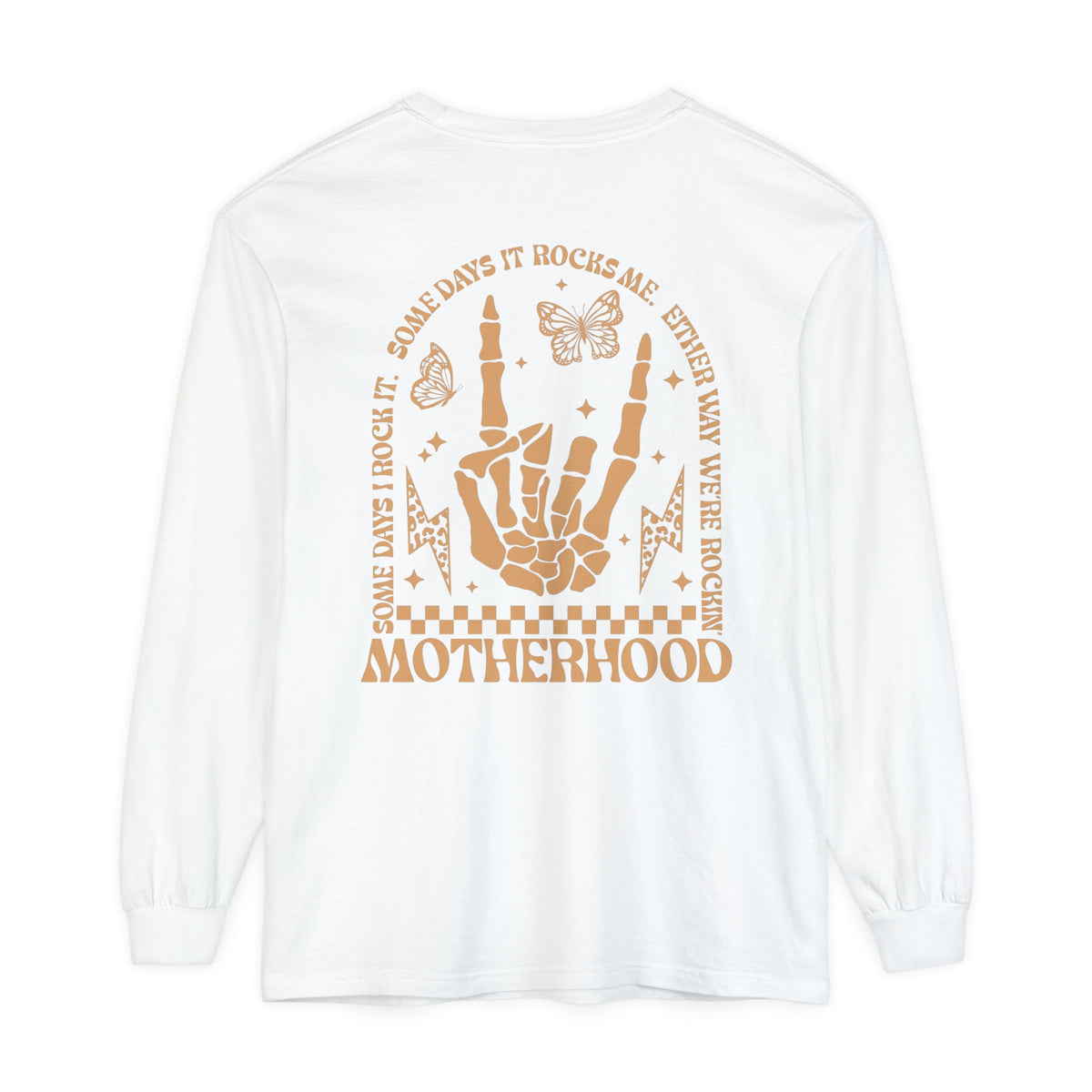 Motherhood Comfort Colors Unisex Garment-dyed Long Sleeve T-Shirt