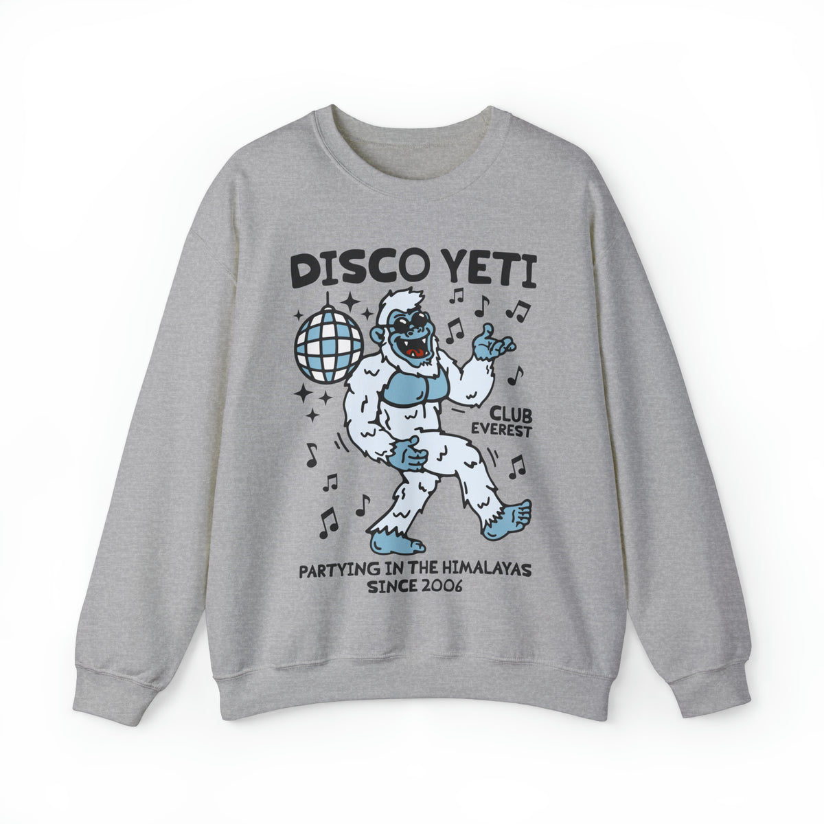 Disco Yeti Gildan Unisex Heavy Blend™ Crewneck Sweatshirt