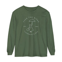 Feed The Birds Comfort Colors Unisex Garment-dyed Long Sleeve T-Shirt