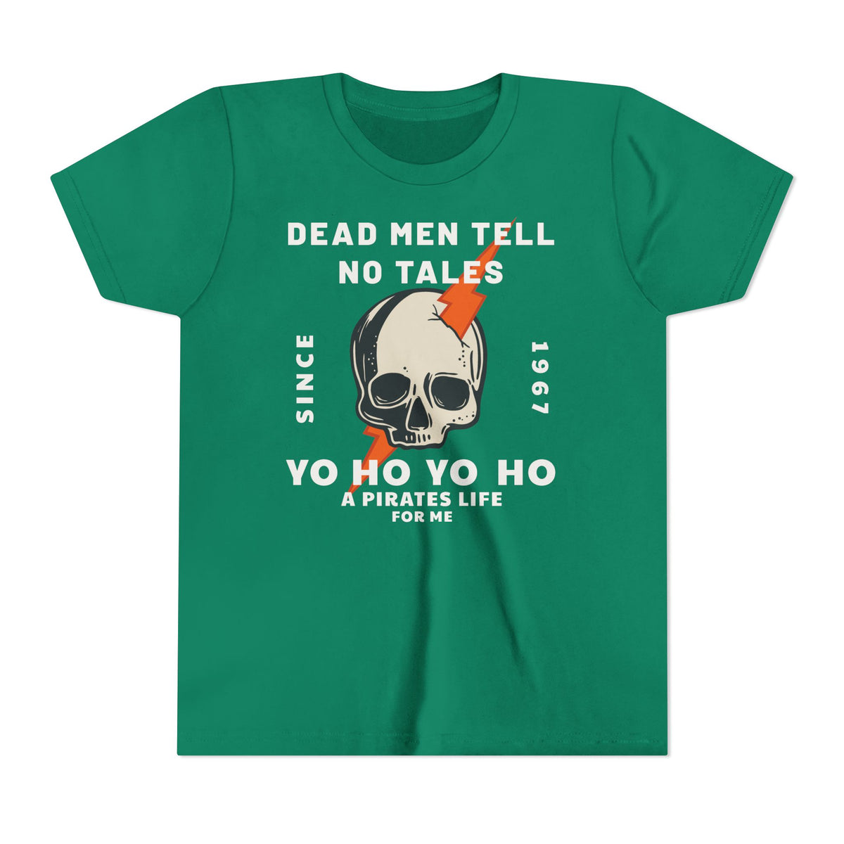 Dead Men Tell No Tales Bella Canvas Youth Short Sleeve Tee