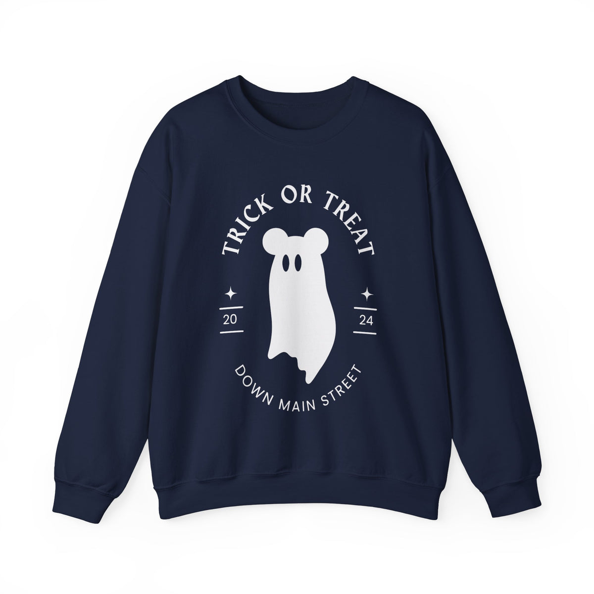 Trick or Treat Down Main Street Unisex Heavy Blend™ Crewneck Sweatshirt
