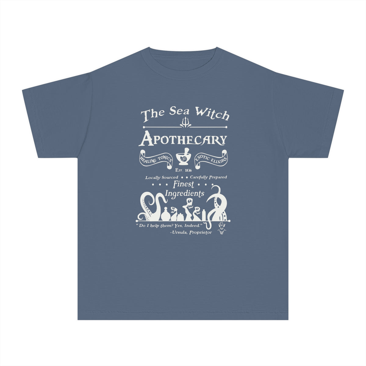 Sea Witch Apothecary Comfort Colors Youth Midweight Tee