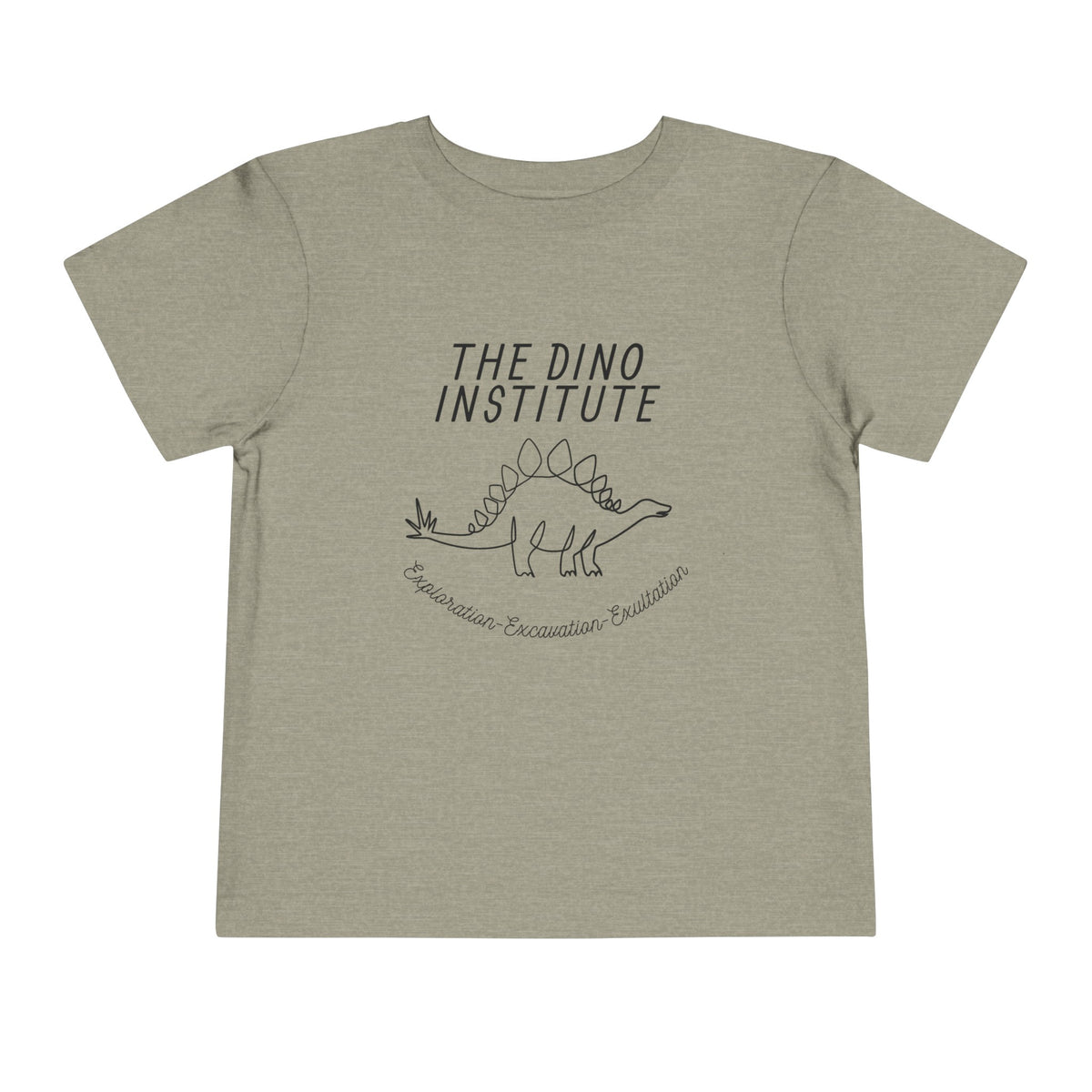 The Dino Institute Bella Canvas Toddler Short Sleeve Tee