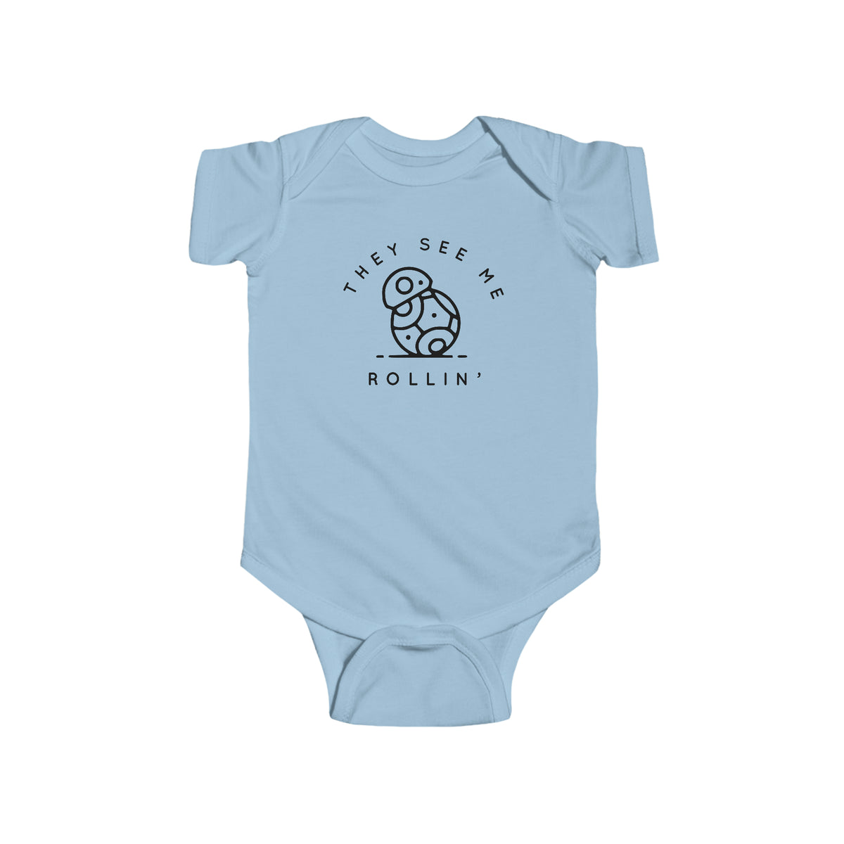 They See Me Rollin' Rabbit Skins Infant Fine Jersey Bodysuit
