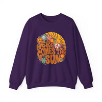 Here Comes The Sun Gildan Unisex Heavy Blend™ Crewneck Sweatshirt