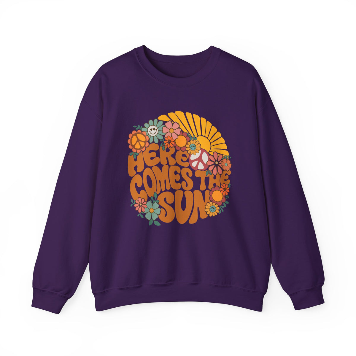 Here Comes The Sun Gildan Unisex Heavy Blend™ Crewneck Sweatshirt