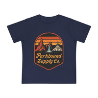 Triple Mountain Badge Bella Canvas Baby Short Sleeve T-Shirt