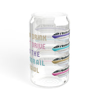 If You Drink Don't Drive Do The Monorail Crawl Sipper Glass, 16oz