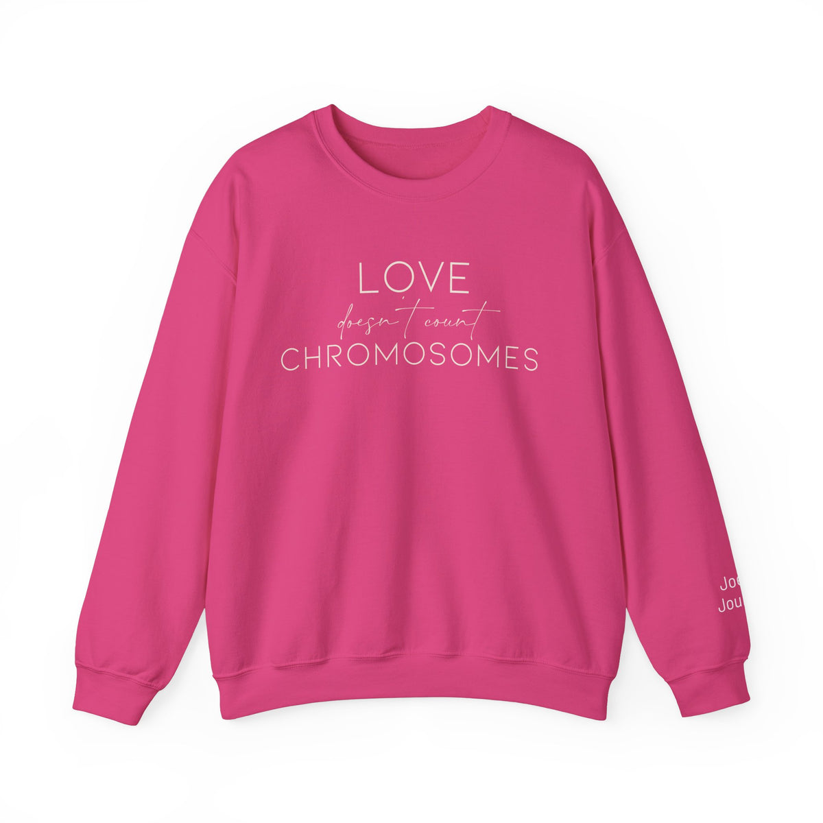 Joey's Journey Chromosome 6q Deletion Awareness Gildan Unisex Heavy Blend™ Crewneck Sweatshirt