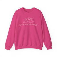 Joey's Journey Chromosome 6q Deletion Awareness Gildan Unisex Heavy Blend™ Crewneck Sweatshirt