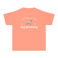 Cruella’s Dog Grooming Comfort Colors Youth Midweight Tee