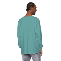 Spooky Scary Skeletons Comfort Colors Unisex Garment-dyed Long Sleeve T-Shirt