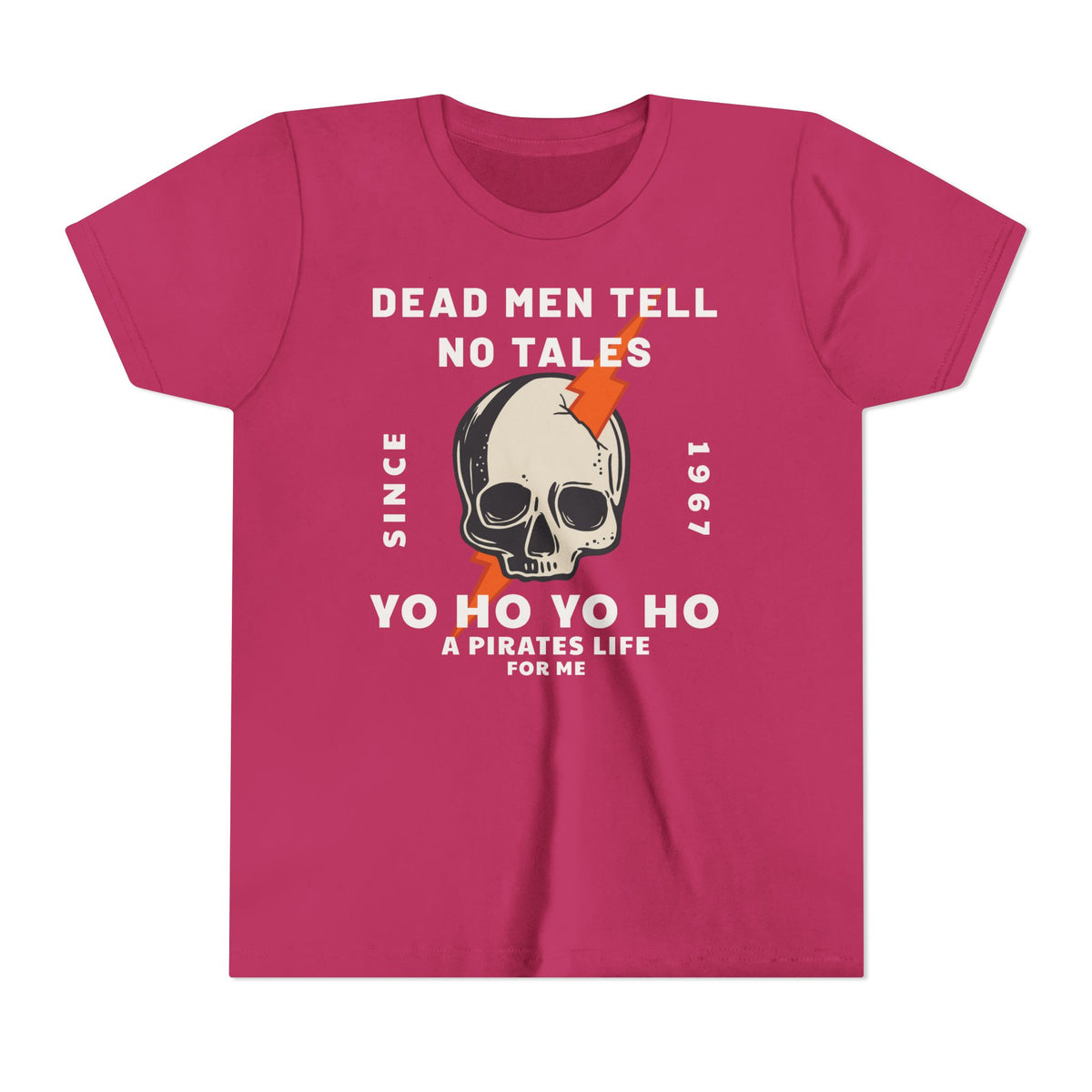 Dead Men Tell No Tales Bella Canvas Youth Short Sleeve Tee