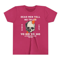 Dead Men Tell No Tales Bella Canvas Youth Short Sleeve Tee