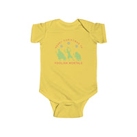 Merry Christmas Ya Foolish Mortals Rabbit Skins Infant Fine Jersey Bodysuit
