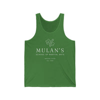 Mulan's School of Martial Arts Bella Canvas Unisex Jersey Tank