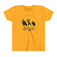 Making Spirits Bright Bella Canvas Youth Short Sleeve Tee