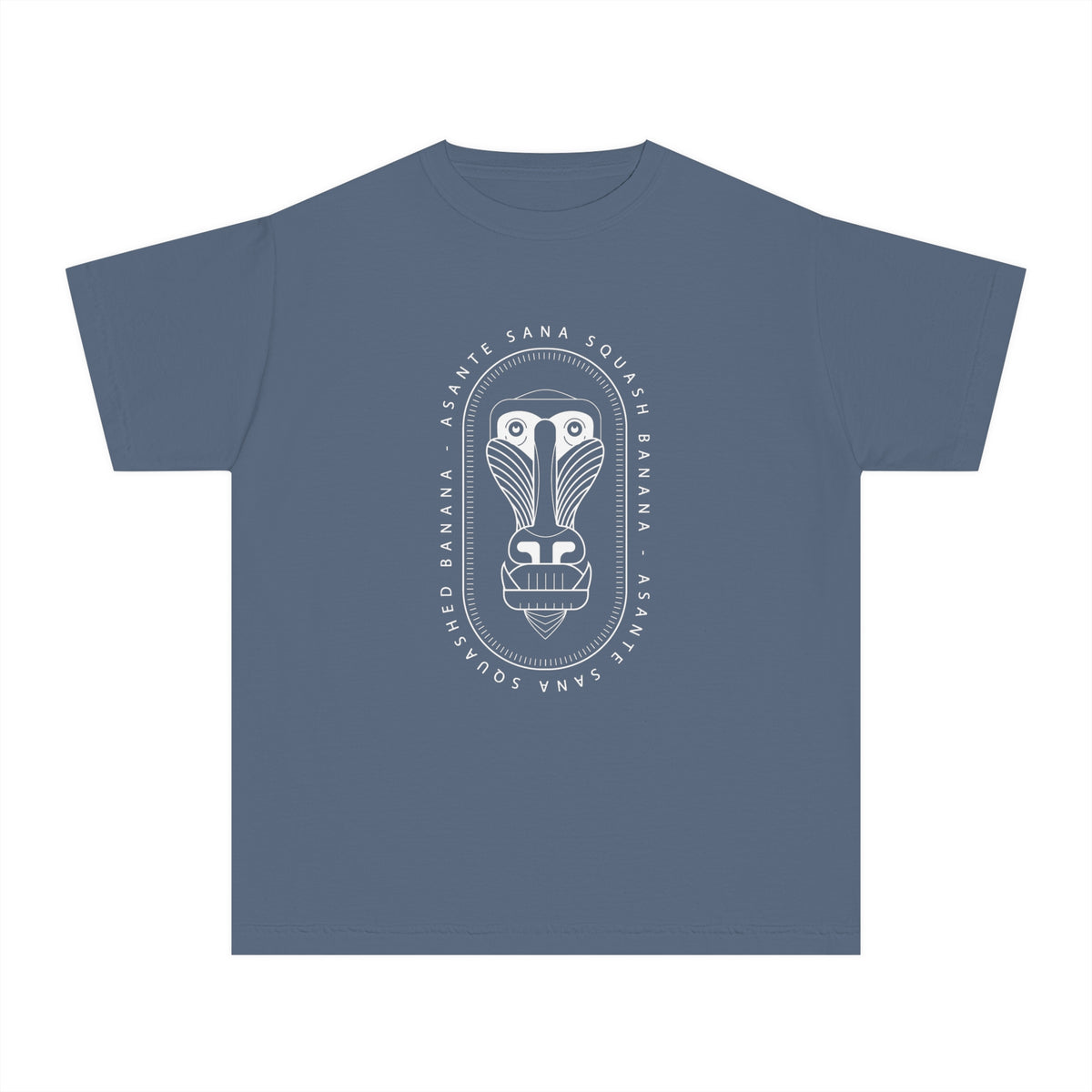 Asante Sana Squashed Banana Comfort Colors Youth Midweight Tee