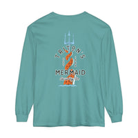 Triton's Mermaid Security Comfort Colors Unisex Garment-dyed Long Sleeve T-Shirt