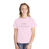 Love Doesn’t Count Chromosomes Comfort Colors Youth Midweight Tee