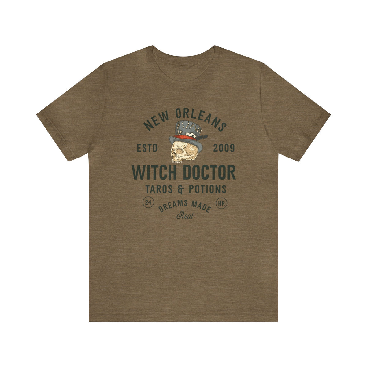 New Orleans Witch Doctor Bella Canvas Unisex Jersey Short Sleeve Tee