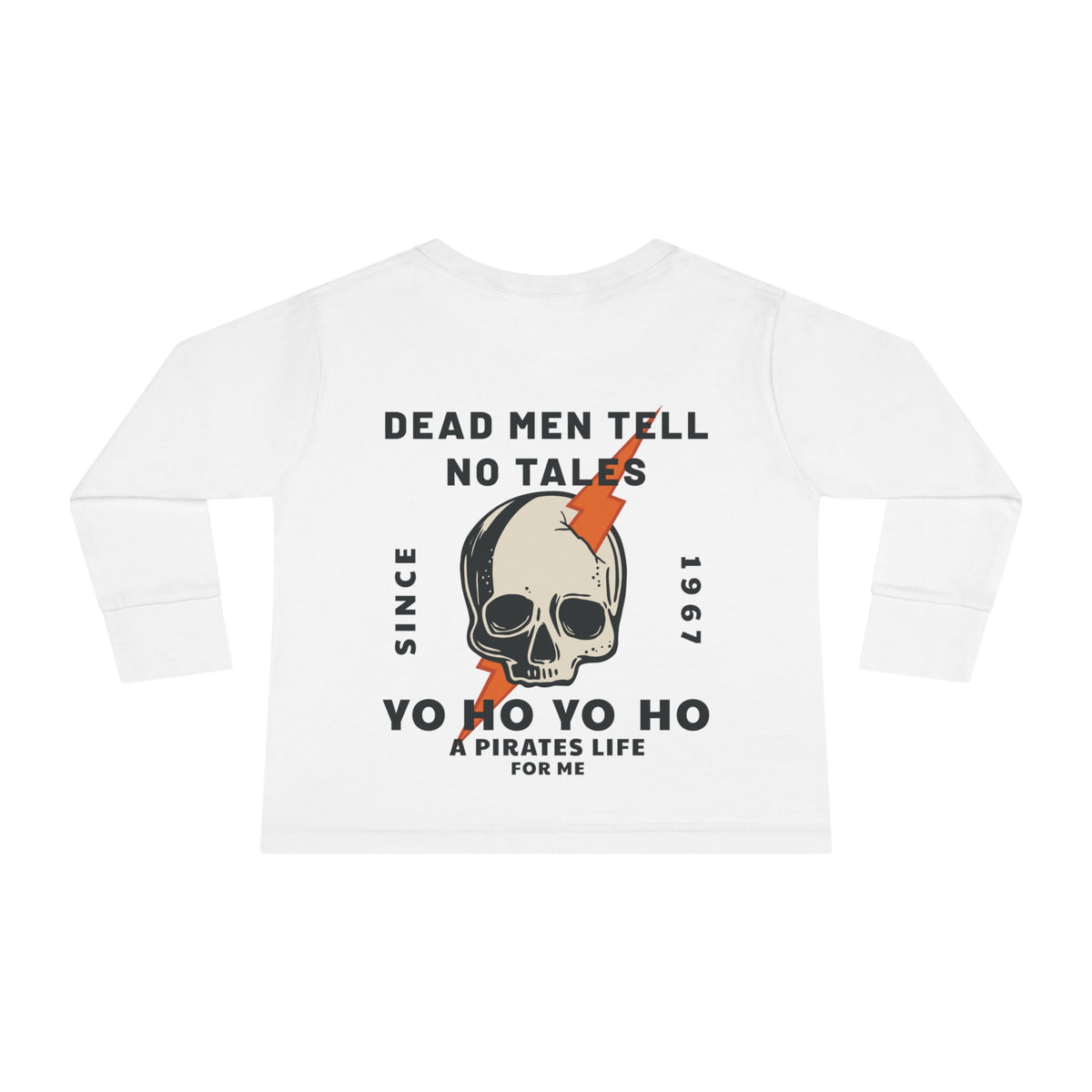 Dead Men Tell No Tales Toddler Long Sleeve Tee