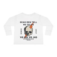 Dead Men Tell No Tales Toddler Long Sleeve Tee