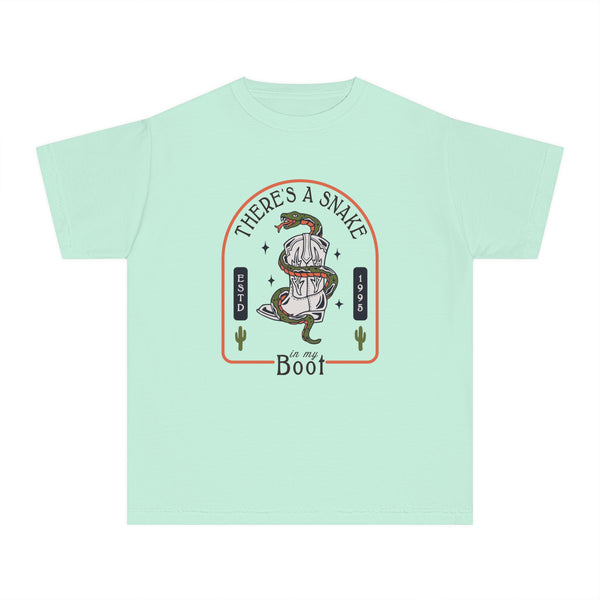 There's A Snake In My Boot Comfort Colors Youth Midweight Tee