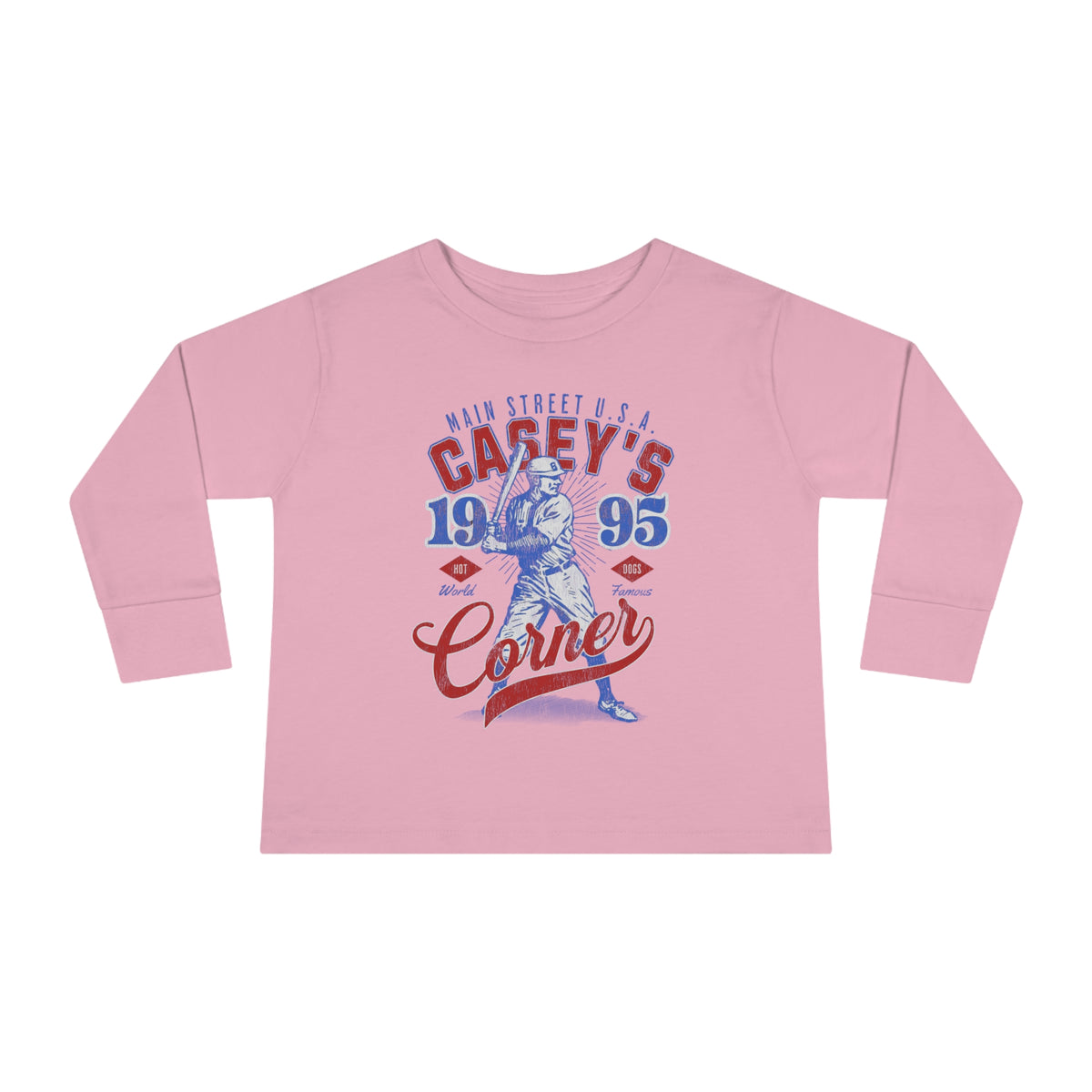 Casey’s Corner Distressed Rabbit Skins Toddler Long Sleeve Tee