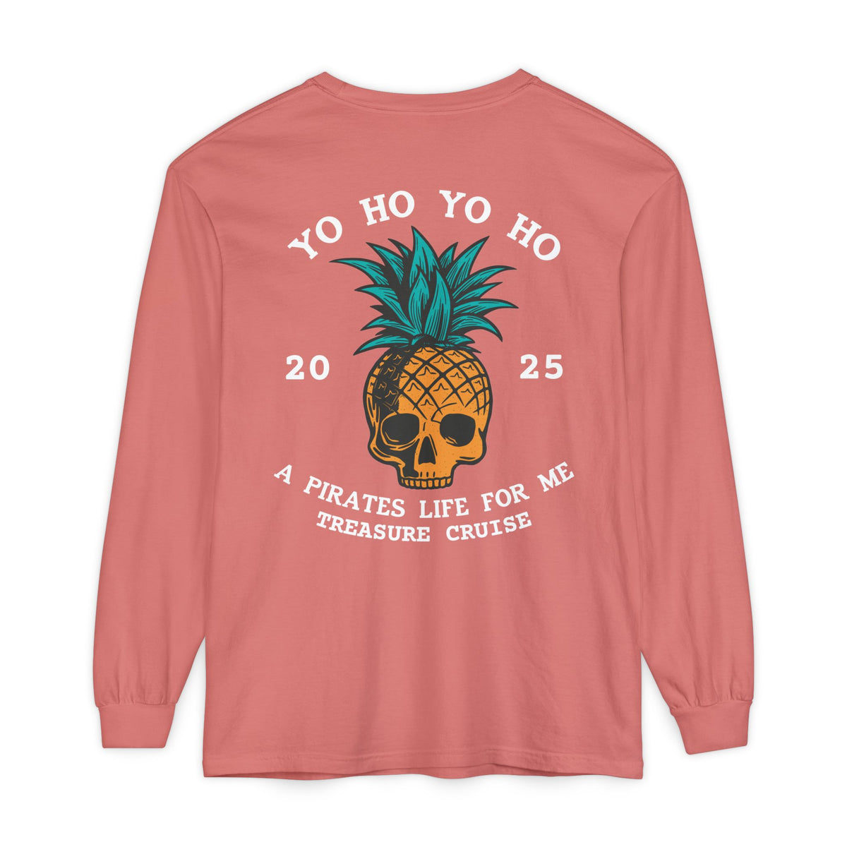 Yo Ho Treasure Cruise Comfort Colors Unisex Garment-dyed Long Sleeve T-Shirt
