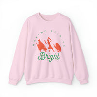 Making Spirits Bright Gildan Unisex Heavy Blend™ Crewneck Sweatshirt