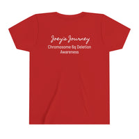 Joey's Journey Chromosome 6q Deletion Awareness Bella Canvas Youth Short Sleeve Tee